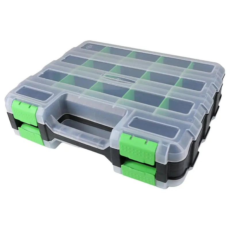 Load image into Gallery viewer, Handheld Tool Box Organizer Sets  Compartment Small Parts Boxes Large Capacity Thickened Plastic Hardware Tool Storage Box
