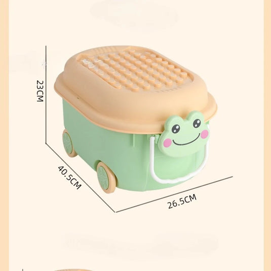 Cartoon Toy Storage Box Organizer for Child Home Snack Clothes Storage Box Large Capacity Multifunctional Plastic Storage Boxes