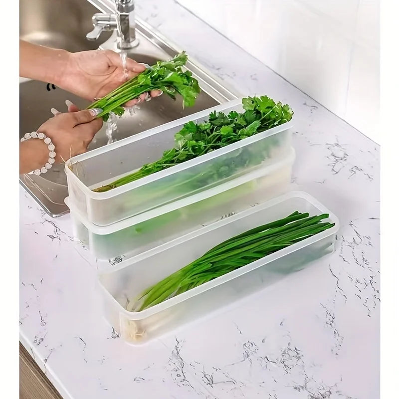 Load image into Gallery viewer, Refrigerator fresh-keeping storage box, fresh-keeping artifact,Small Food Preservation Boxes,Transparent Sealed Storage Box
