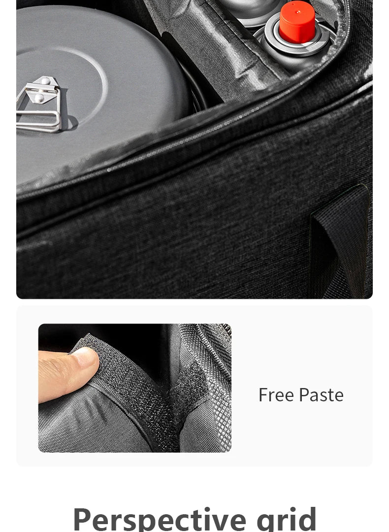 Load image into Gallery viewer, BISINNA Outdoor Camping Bag 26L Folding Gas Tank Storage Bag Picnic Cookwre Container Camp Supplies Adjustable Partition

