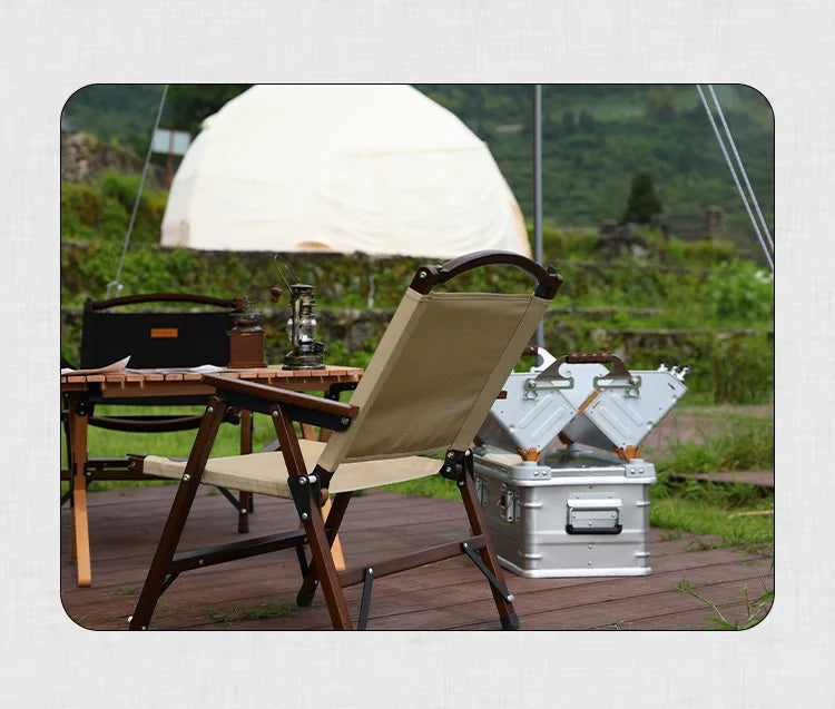 Load image into Gallery viewer, MOUNTAINHIKER Outdoor Storage Box Camping Picnic Travel Aluminum Alloy Large Capacity Box Silver Storage Bag 30-80L
