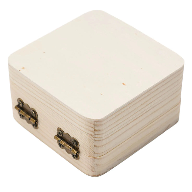 Load image into Gallery viewer, Wooden Storage Box Plain Wood With Lid Multifunction Square Hinged Crafts Gifts Boxes For Home Supply Storages Decoration
