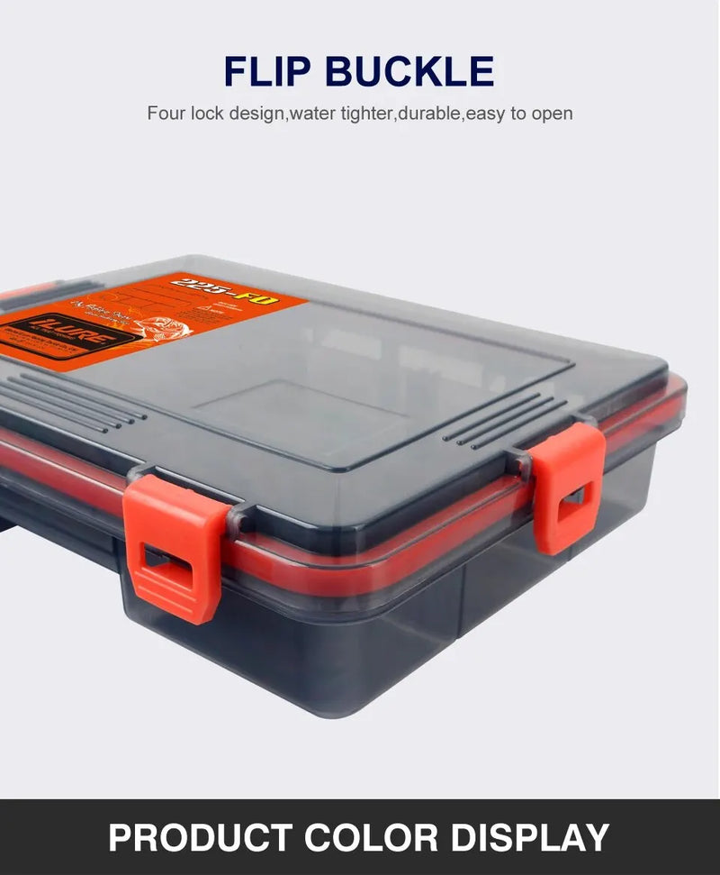 Load image into Gallery viewer, Fishing Tackle Box Large Capacity Waterproof Accessories Hook Storage Lure Bait Tray Storage Lure Bait Organizer Boxes
