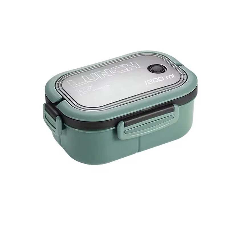 Load image into Gallery viewer, Kitchen Supplies: Single-layer, Double-layer Portable Fruit Food Box, Lunch Box with Fork Spoon and Spoon Preservation Box
