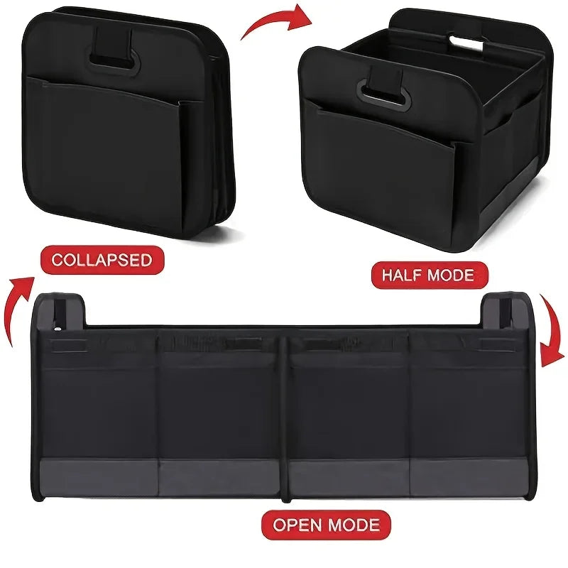 Load image into Gallery viewer, Foldable Car Storage Box Outdoor Waterproof Large Capacity Storage Bag Multifunctional Oxford Cloth Material Car Trunk Tool Box

