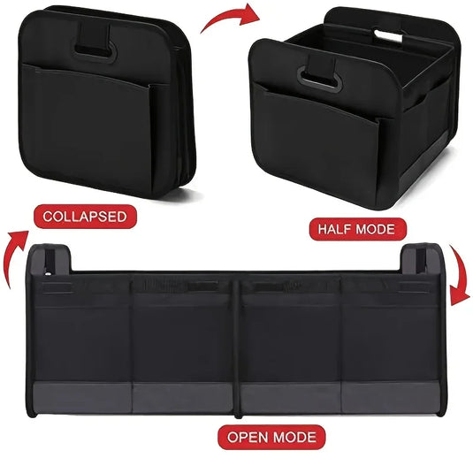 Foldable Car Storage Box Outdoor Waterproof Large Capacity Storage Bag Multifunctional Oxford Cloth Material Car Trunk Tool Box