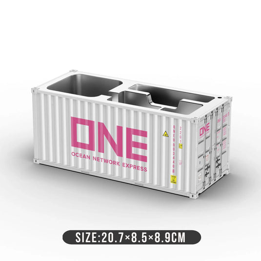 Shipping Container Model, Office Container, Pen Holder Storage Box, Logistics Container, 1:20 Model