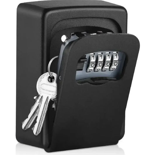 Flip-Top Ultra-Secure Key Safe Box: Plastic Key Storage – For Hotel, Emergency, Travel & Renovation Security Needs!