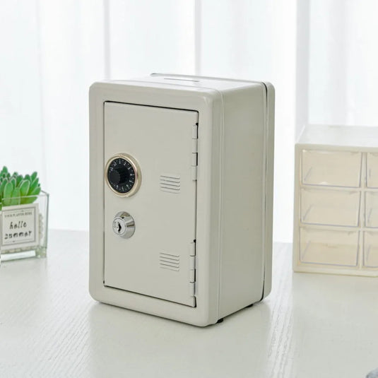 Decorative Box Password Lock Mini Safe Box Anti-Theft Metal Strongbox Cabinet Money Bank Valuables Security