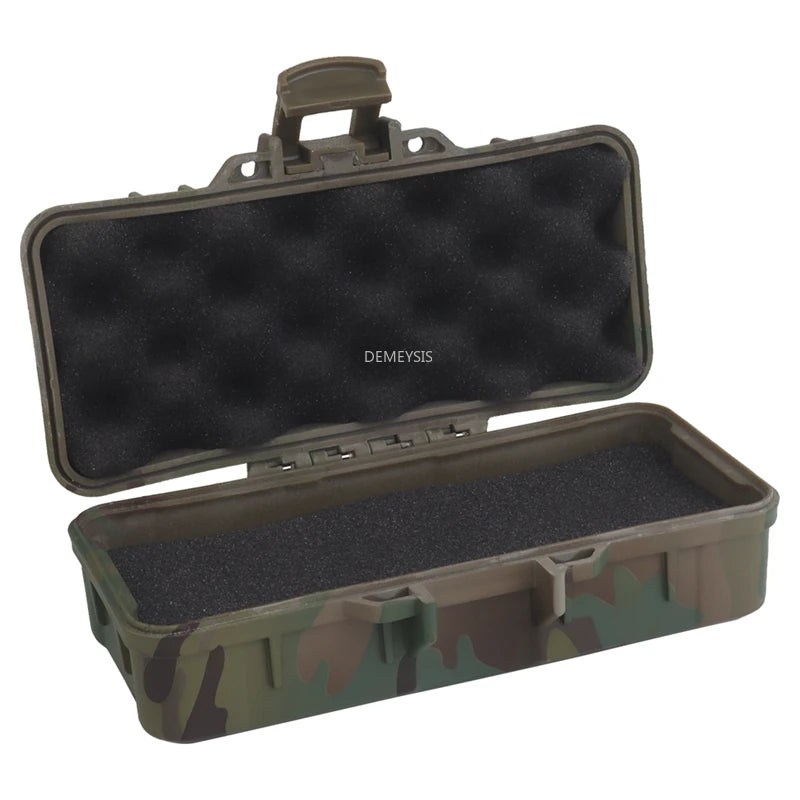 Load image into Gallery viewer, Tactical Flashlight Storage Box Dustproof with Padded Hunting Shooting Toolbox Suitcase Lockable Safety Accessories Case
