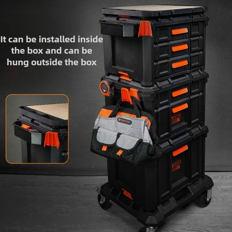 Load image into Gallery viewer, Drawer Tool Box Stacked Tool Storage Boxes Automotive Mechanical Workshop Tools Case Multi-functional Repair Tools Organizer
