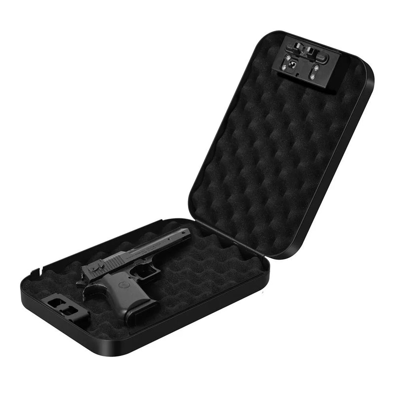 Load image into Gallery viewer, Gun Safe Box Biometric Fingerprint Mechanical Password Safe for Weapons Smart Mini Safety Gun Firearm Vault Pistol
