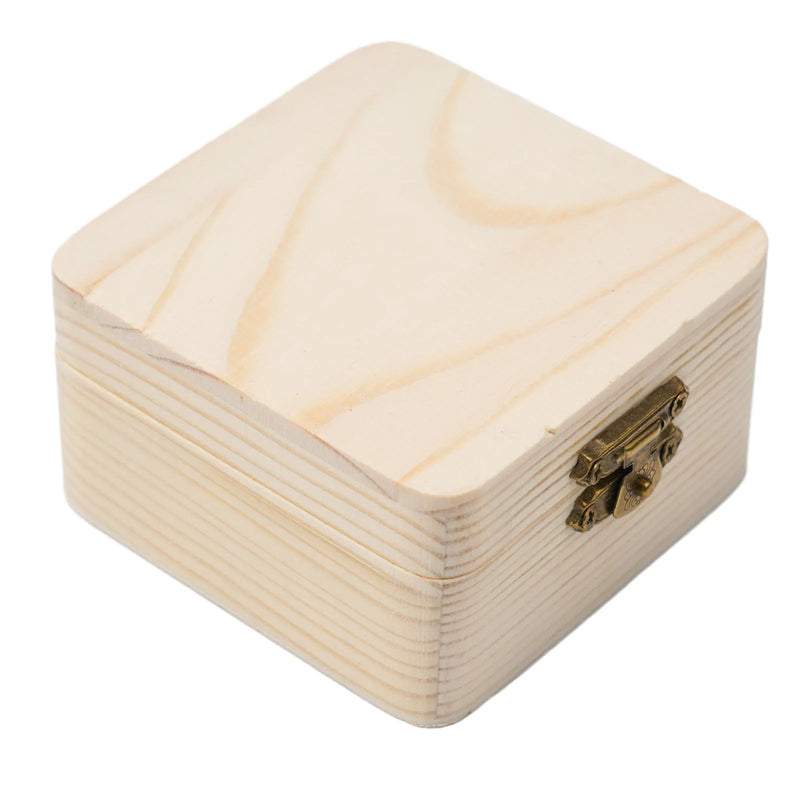 Load image into Gallery viewer, Wooden Storage Box Plain Wood With Lid Multifunction Square Hinged Crafts Gifts Boxes For Home Supply Storages Decoration

