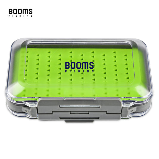 Booms Fishing FFB Fly Fishing Storage Transparent box Two-Sided Box Bait Storage Box Outdoors Fishing Tools Accessories