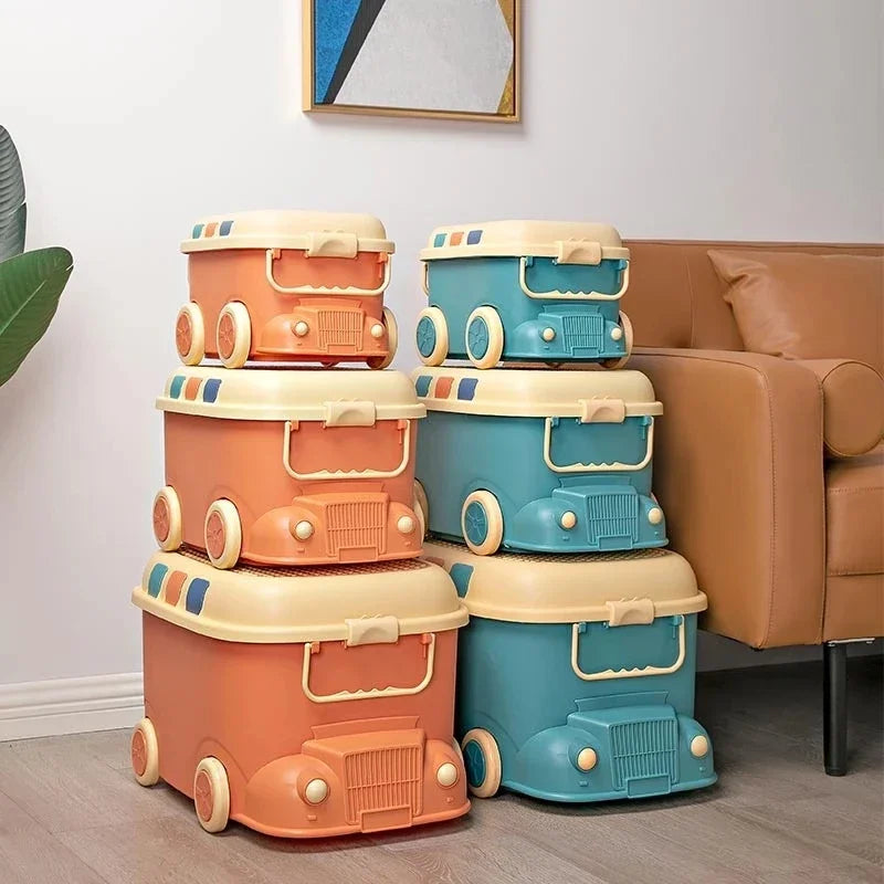 Load image into Gallery viewer, Children's Toy Organizer Building Block Storage Box Snack Organizer Large Capacity Cartoon Storage Box Clothes Storage Box
