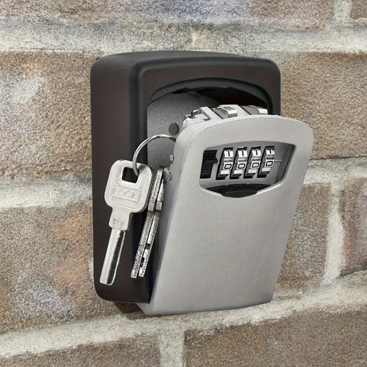 Flip-Top Ultra-Secure Key Safe Box: Plastic Key Storage – For Hotel, Emergency, Travel & Renovation Security Needs!