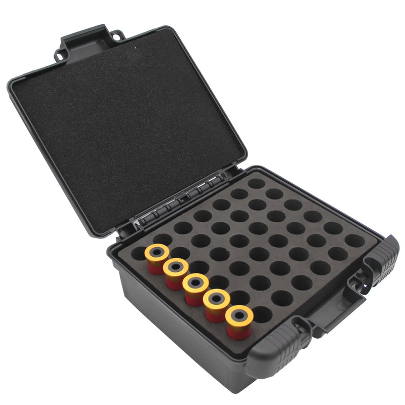 Load image into Gallery viewer, Tactical 12Ga Ammo Box 42 Rounds Bullets Case Pistol Rifle Ammunition Holder Cartridge Storage Box Case for Hunting Shooting
