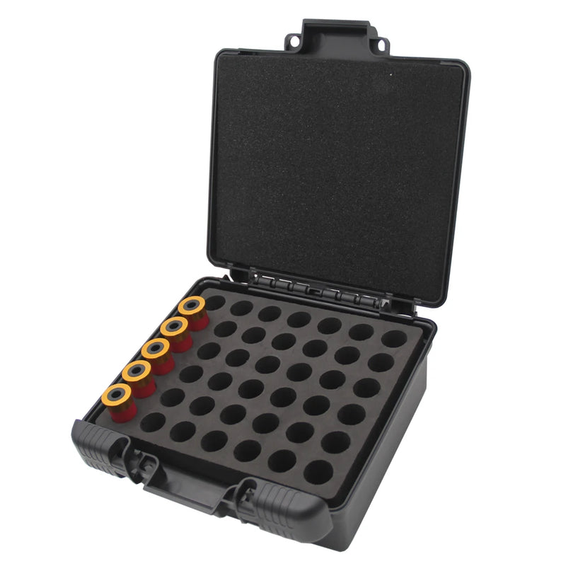 Load image into Gallery viewer, Tactical 12Ga Ammo Box 42 Rounds Bullets Case Pistol Rifle Ammunition Holder Cartridge Storage Box Case for Hunting Shooting
