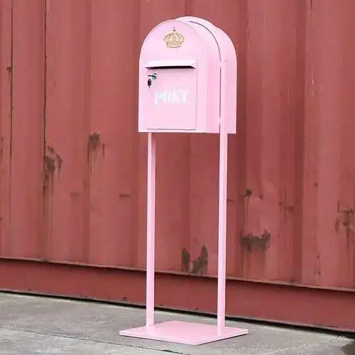Household Industrial Style Photography Prop Mailbox Retro Christmas Mailboxes Tin Letter Box Vertical Suggestion Box Letter Box
