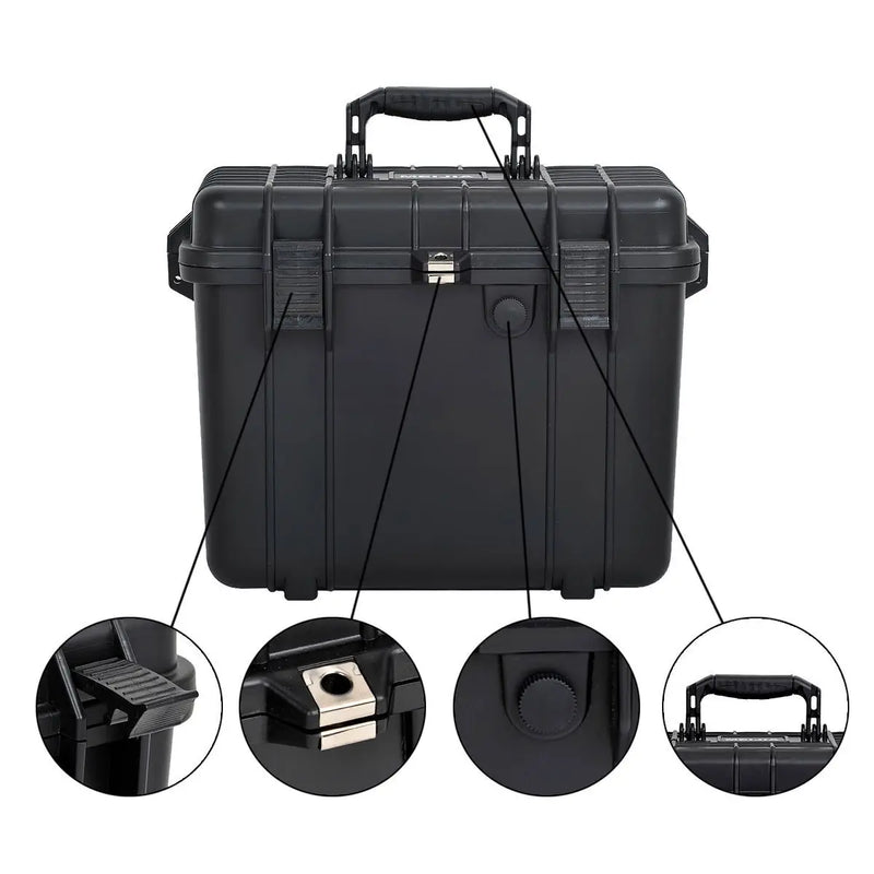 Load image into Gallery viewer, Safety Box Plastic Protective Case Waterproof Seal Pressure-resistant Cutting Sponge Carrying Case Instrument Tool Box
