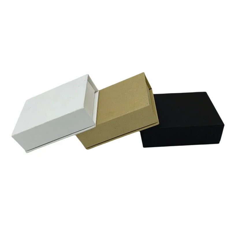 Load image into Gallery viewer, Magnetic Lid Box Packing &amp; Shipping Boxes Rectangle Brown White &amp; Black Color Gift Box 14cm*12cm*4cm
