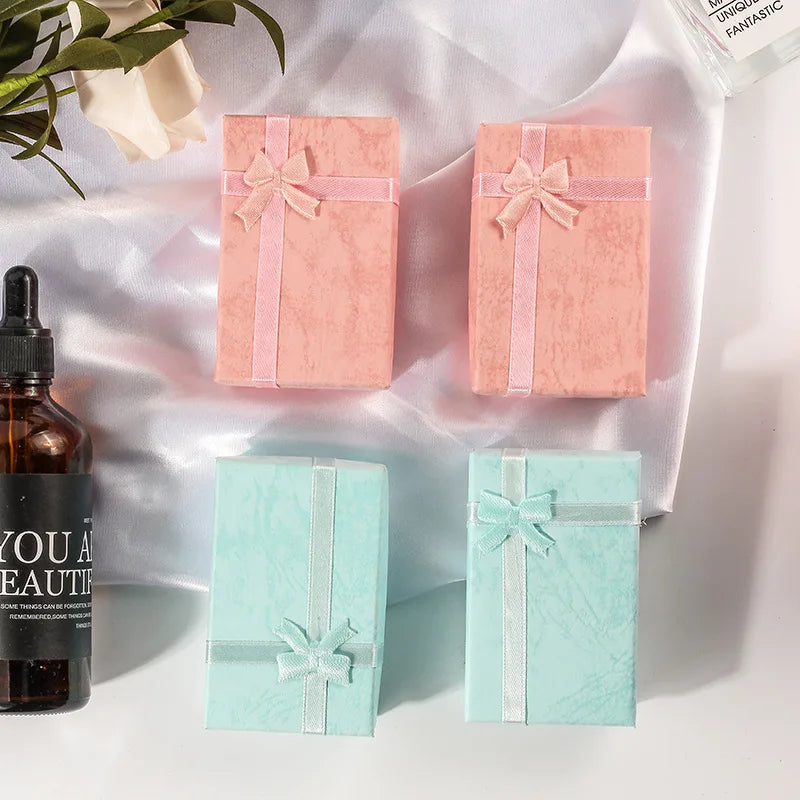 Load image into Gallery viewer, 5*8cm Jewelry Box Jewelry Packaging Ring and Earrings Boxes Necklace Carrying Cases Dainty Gift Boxes for Festival
