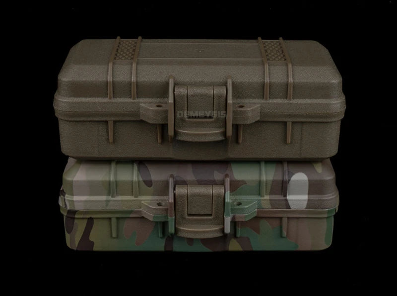 Load image into Gallery viewer, Tactical Flashlight Storage Box Dustproof with Padded Hunting Shooting Toolbox Suitcase Lockable Safety Accessories Case
