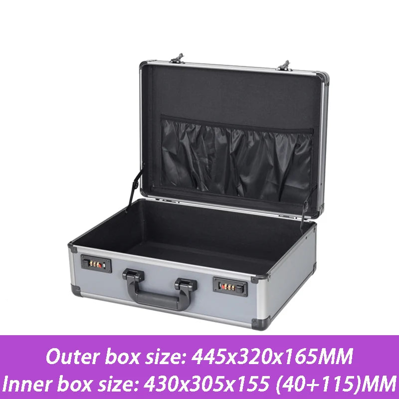 Load image into Gallery viewer, Handheld Tool Box Equipment Safety Protection Boxes File Instrument Storage Password Box Portable Hardware Tool Organizer Boxes
