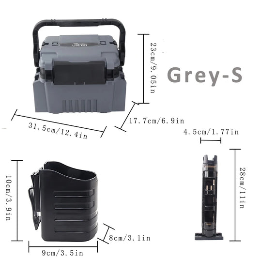 Large Fishing Box Organizer Multi-function Lure Live Fish Bucket Thickening Storage Box Fishing Accessories Tackle Box Pesca