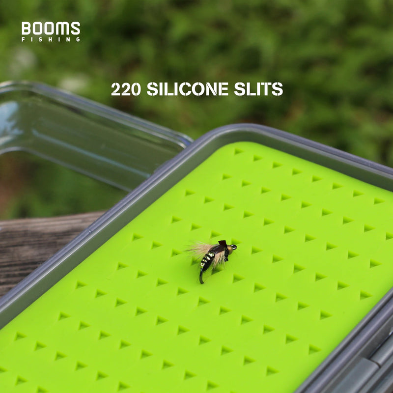 Load image into Gallery viewer, Booms Fishing FFB Fly Fishing Storage Transparent box Two-Sided Box Bait Storage Box Outdoors Fishing Tools Accessories
