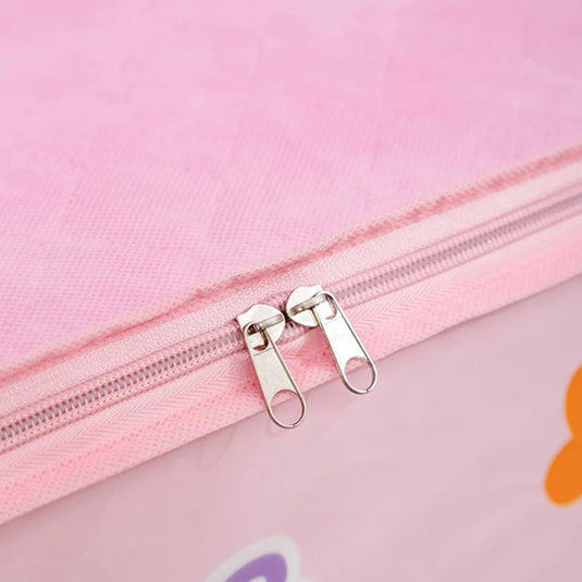 Cube Folding Toys Storage Box Kids Toys Organizer Box Felt Cloth Fabric Storage Basket For Cartoon Animal Nursery Toy Bins Home