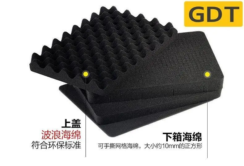 Load image into Gallery viewer, Safety Box Plastic Protective Case Waterproof Seal Pressure-resistant Cutting Sponge Carrying Case Instrument Tool Box
