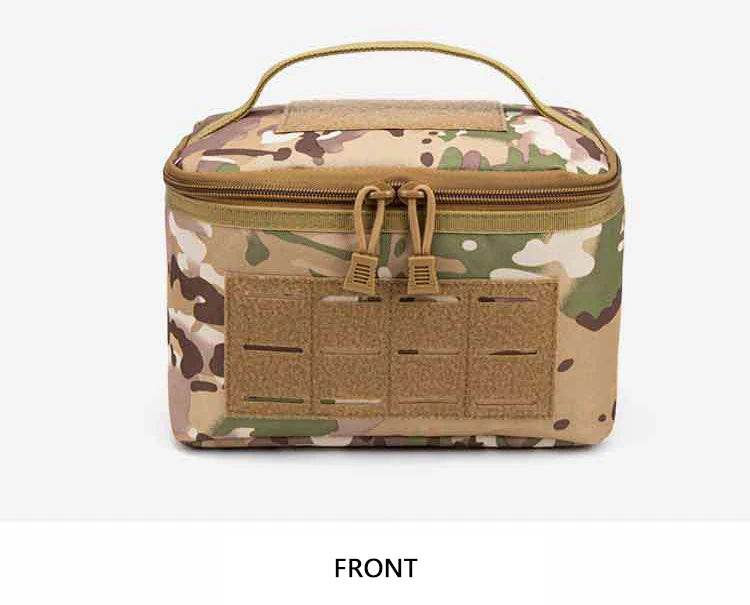 Load image into Gallery viewer, Portable Rifle Cartridge Bag Pistol Ammo Pouches Outdoor Ammunition Box Hunting Shooting Bullet Storage Case EDC Handbag

