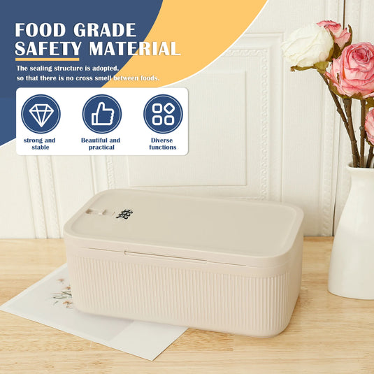 Lockable Storage Box Versatile Safe Small Storage Box Portable Food Refrigerator Container Home Personal Items Safe Lockbox