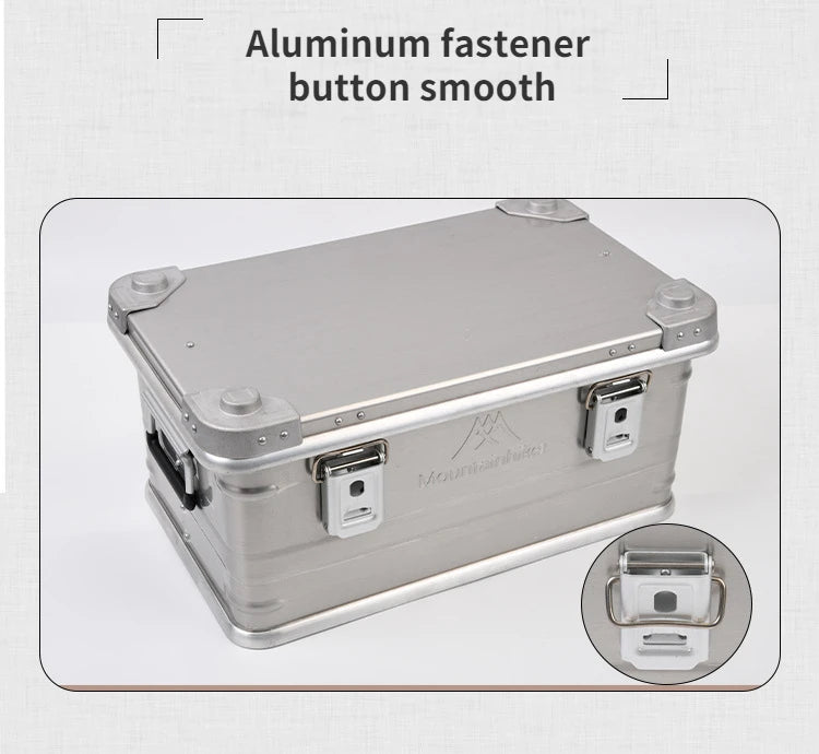 Load image into Gallery viewer, 30-80L Outdoor Storage Box Camping Picnic Travel Aluminum Alloy Large Capacity Box Accessories Storage Bag Hiking Accessories
