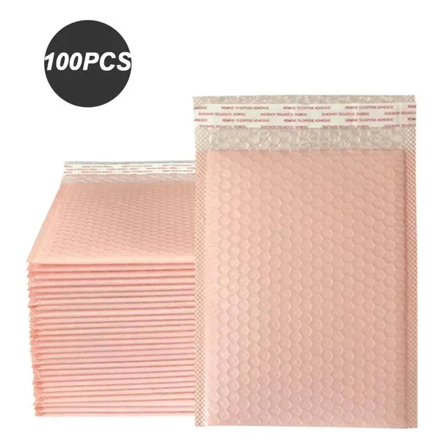 Load image into Gallery viewer, 100 Pcs Bubble Mailers Bubble Padded Mailing Envelopes Mailer Poly for Packaging Shipping Bag Black Business Supplies
