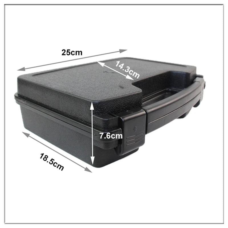 Load image into Gallery viewer, Hard box with foam, lockable waterproof portable 2 pistols, used for storage box of outdoor shooting and Hunting shooting ground
