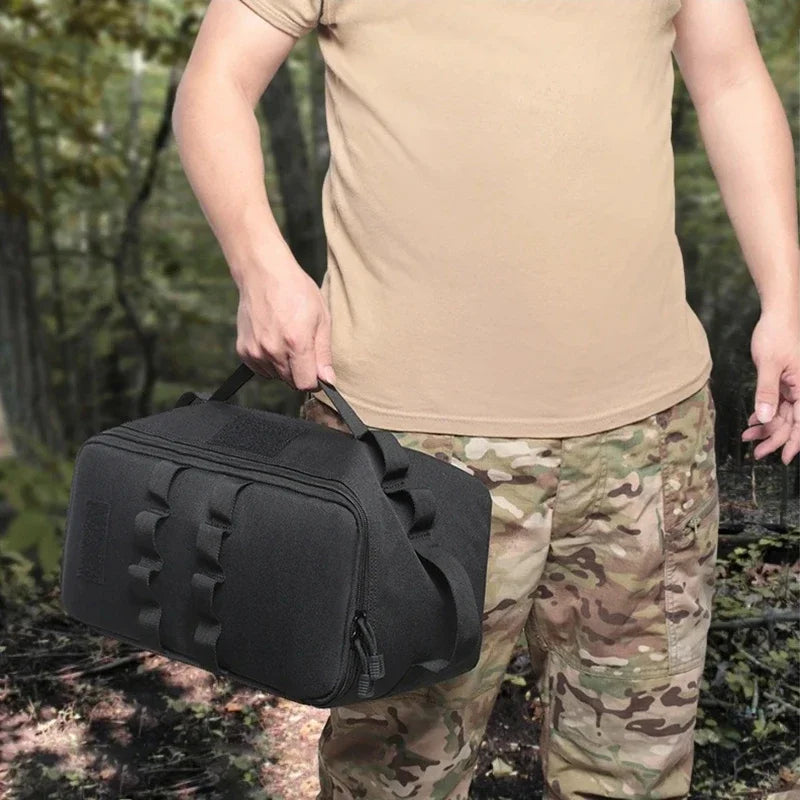 Load image into Gallery viewer, Camping Gas Tank Storage Bag Outdoor Large Capacity Ground Nail Tool Bags Picnic Cookware Utensils Organizer bags Мужская сумка
