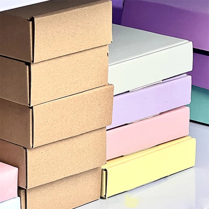 Load image into Gallery viewer, 5PCS Shipping Boxes Cardboard Corrugated Mailer Boxes for Packaging Craft Gifts Giving Products for Small Business Wedding Party
