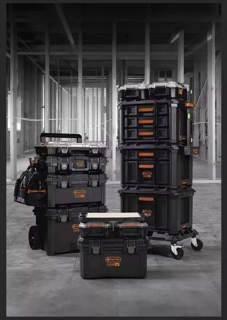 Load image into Gallery viewer, Drawer Tool Box Stacked Tool Storage Boxes Automotive Mechanical Workshop Tools Case Multi-functional Repair Tools Organizer

