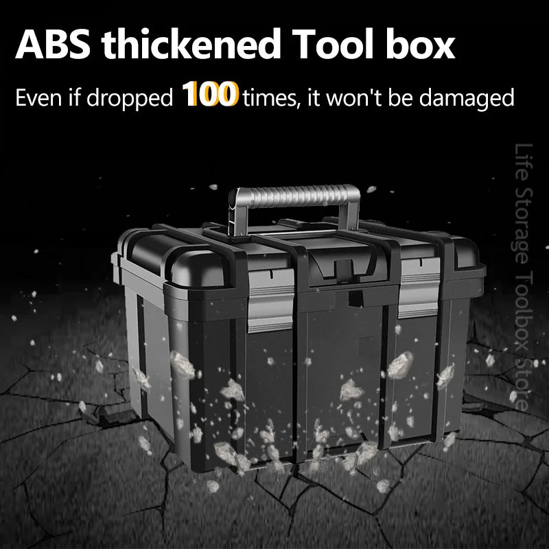 Load image into Gallery viewer, Large Tool Box Increase In Height Suitcases Hardware Parts Box Portable Tool Organizer Professional ToolBox For Garage Workshop
