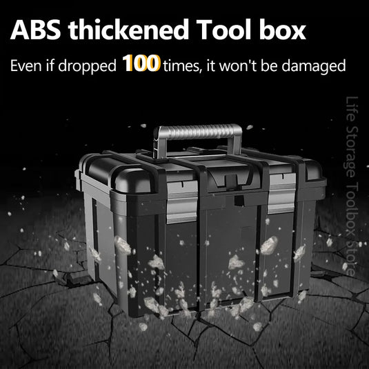 Large Tool Box Increase In Height Suitcases Hardware Parts Box Portable Tool Organizer Professional ToolBox For Garage Workshop