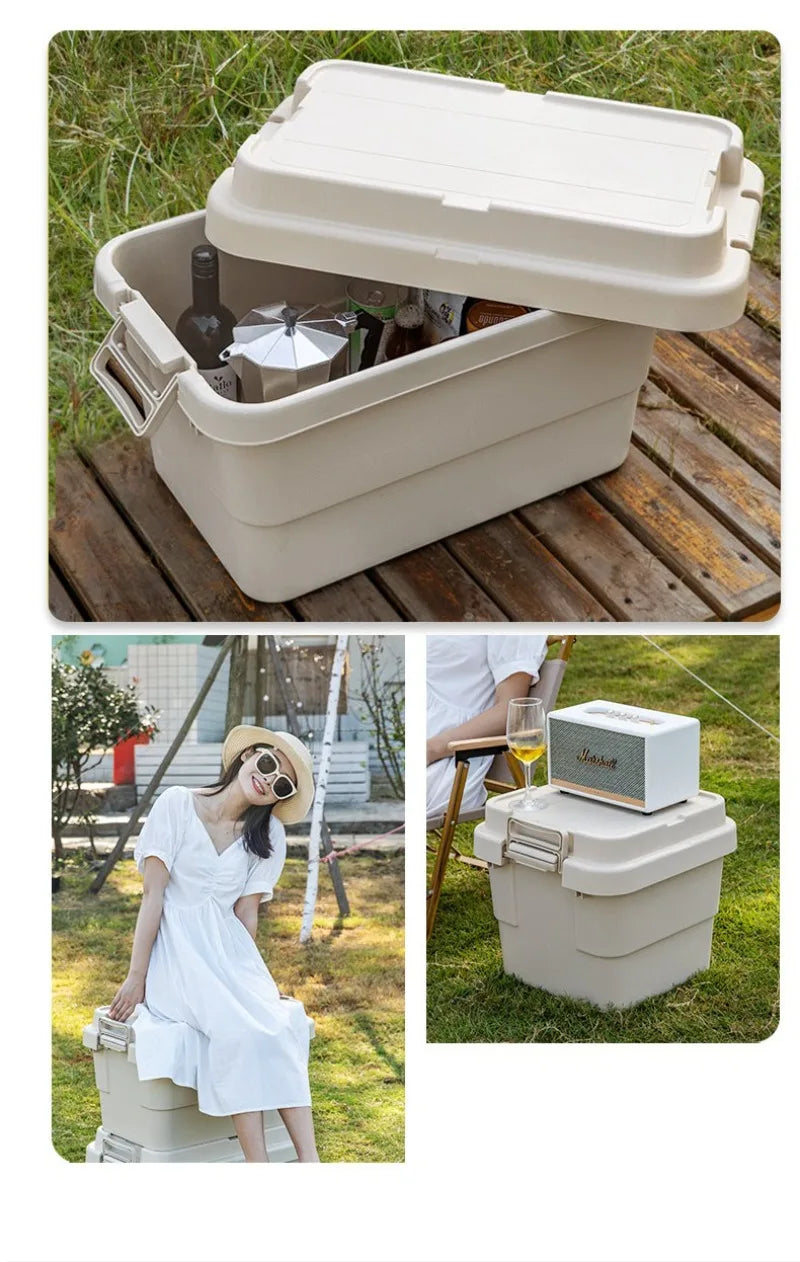 Load image into Gallery viewer, Large Capacity Household Storage Box Portable Outdoor Camping Picnic Waterproof Dustproof Multifunctional Home Storage Box
