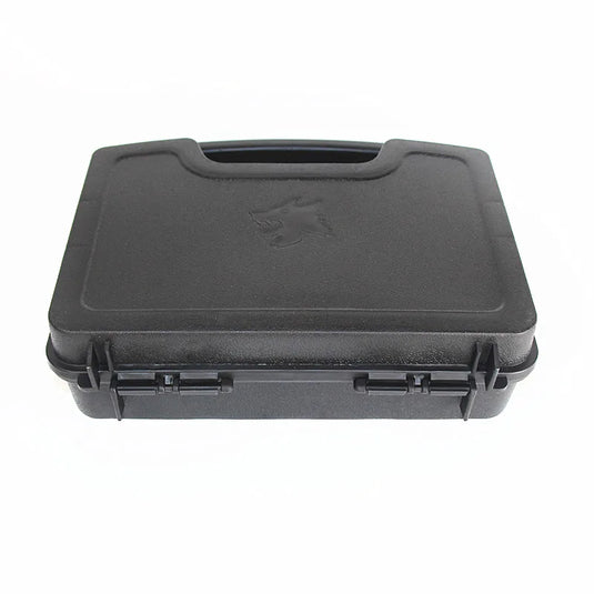 Hard box with foam, lockable waterproof portable 2 pistols, used for storage box of outdoor shooting and Hunting shooting ground