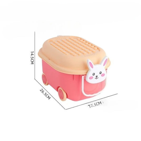 Cartoon Toy Storage Box Organizer for Child Home Snack Clothes Storage Box Large Capacity Multifunctional Plastic Storage Boxes