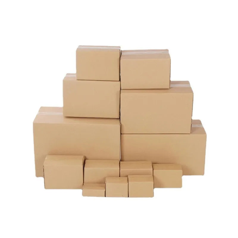 Load image into Gallery viewer, 10pcs Shipping Boxes 3 Corrugated Paper Box, kraft paper shipping boxes-for shipping pack
