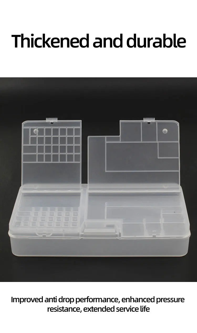 Load image into Gallery viewer, Box, Electronic Components, Transparent Plastic Storage, Small Screw Accessories, Tool Classification Grid
