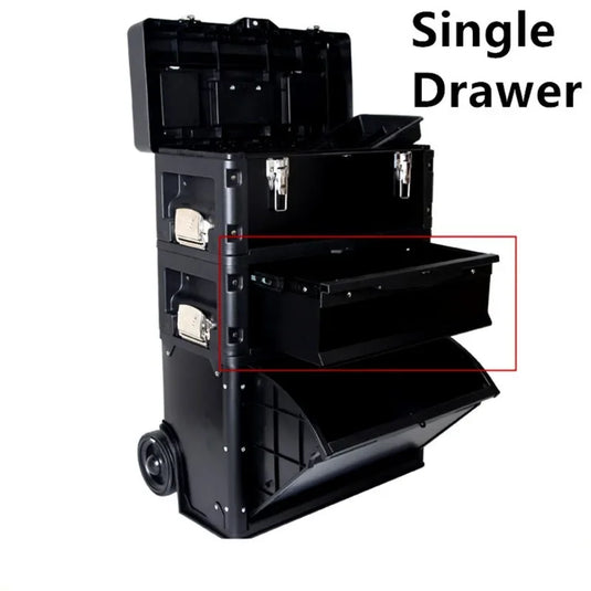 Tool Box Storage Professional Big Metal Removable Three-layers Alloy Tool Box Workshop Storage Hardware Electrician Product