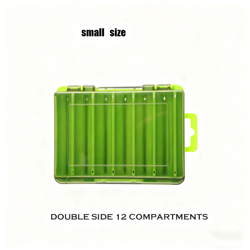 Load image into Gallery viewer, Fishing Tackle Boxes Double Layer Bait Container Portable Organizer Boxes Compartments Fishing Accessories Plastic Case
