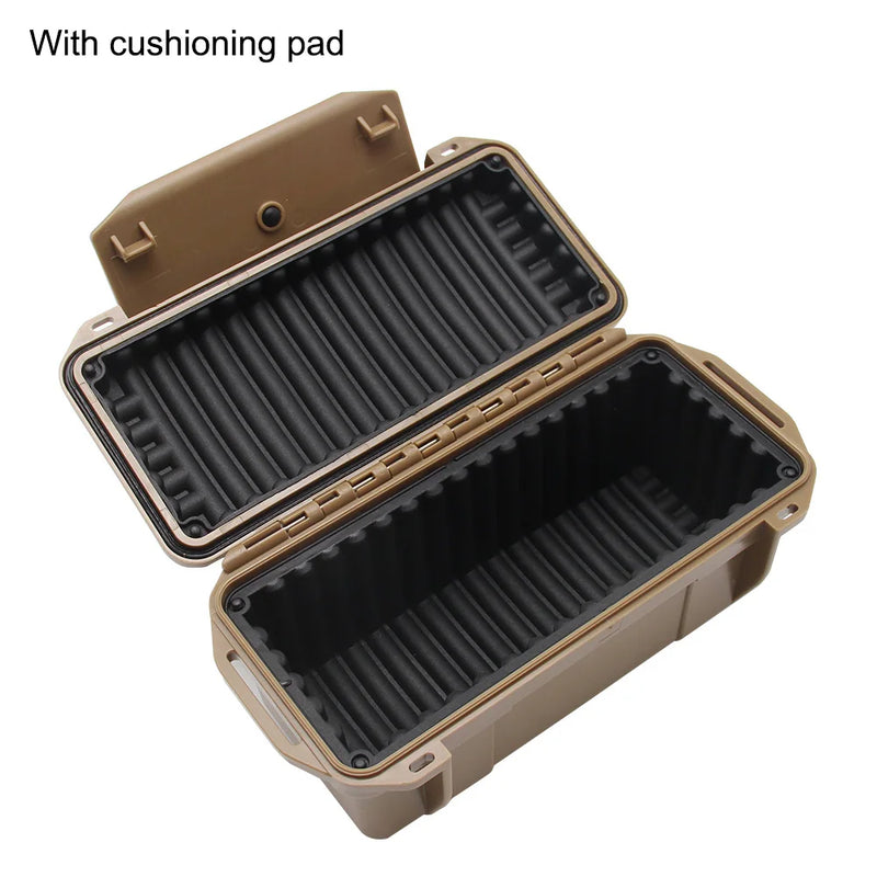 Load image into Gallery viewer, ABS Ammo Box Hunting Safety Bullet Storage Safe Pouch Ammo Can Outdoor Lightweight Ammo Accessory Crate Waterproof Shockproof
